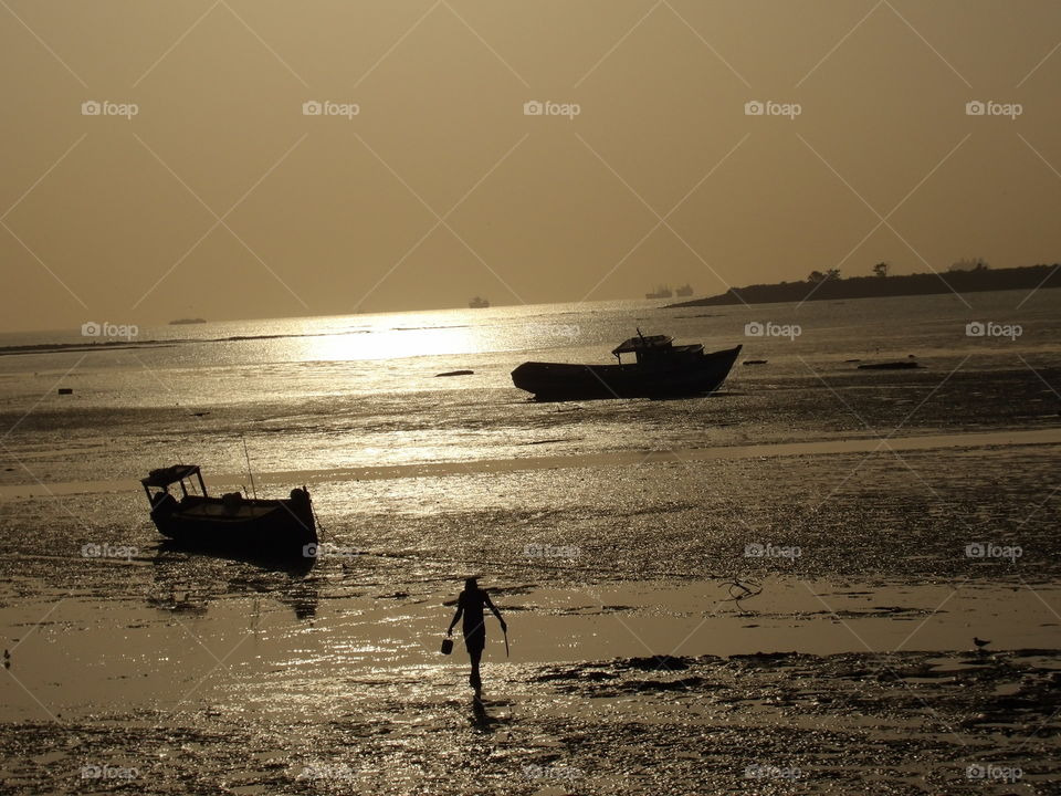 Low tide at sunrise