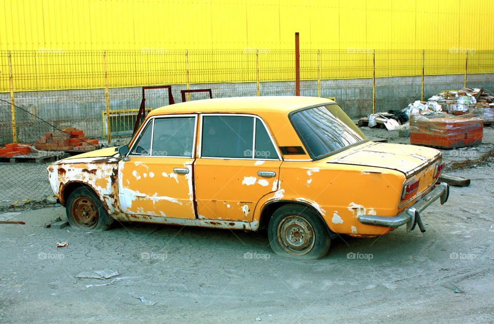 Used car in Donetsk, Ukraine