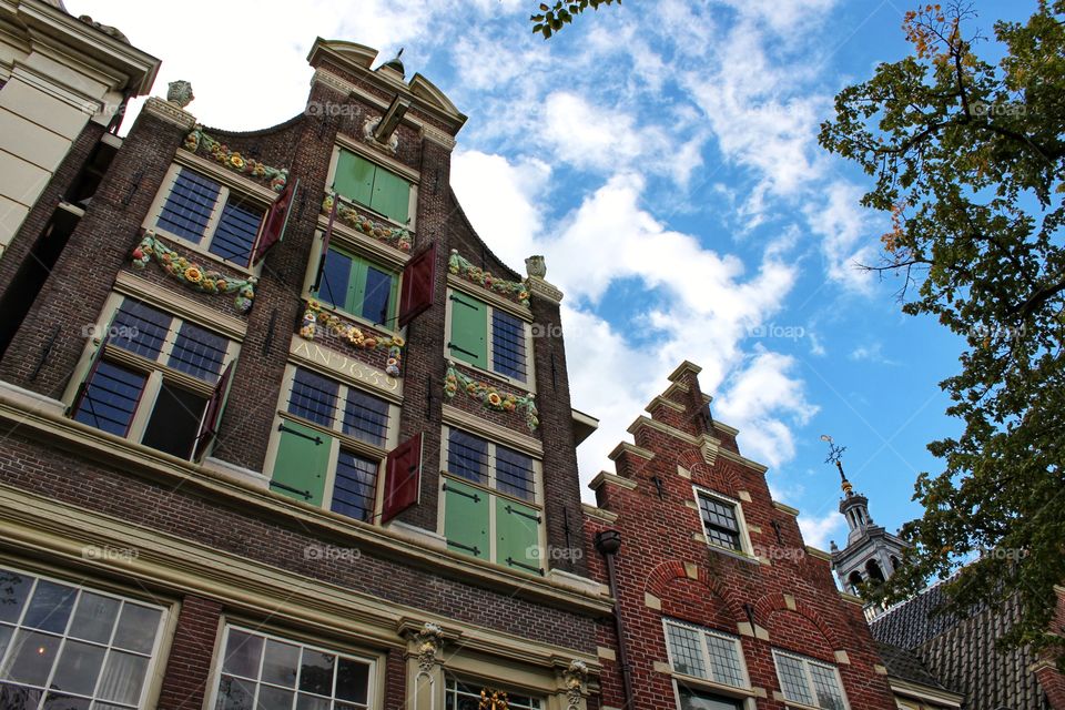 beautiful old houses in Holland