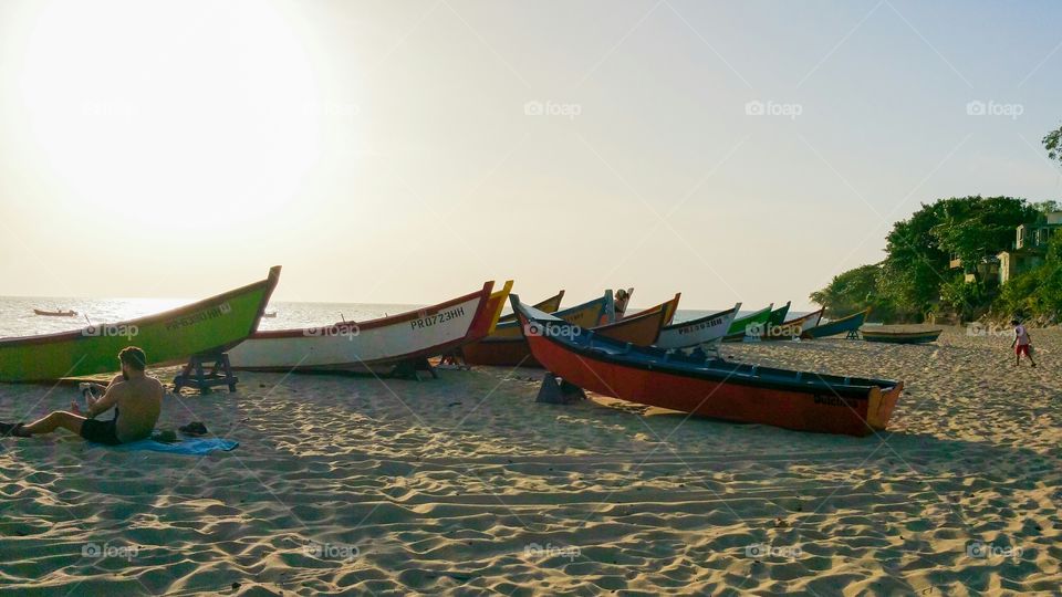boats in crash boat beach