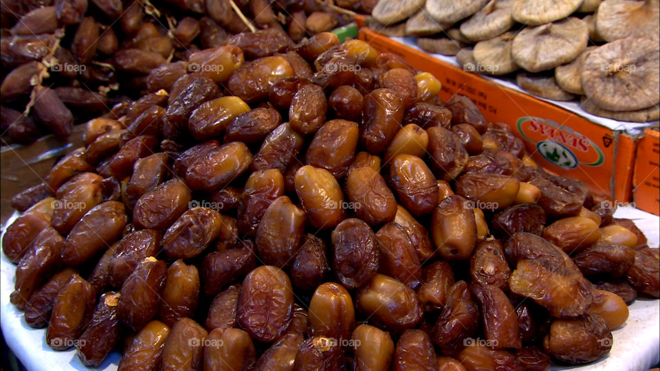 I colori del cibo, datteri. Marocco