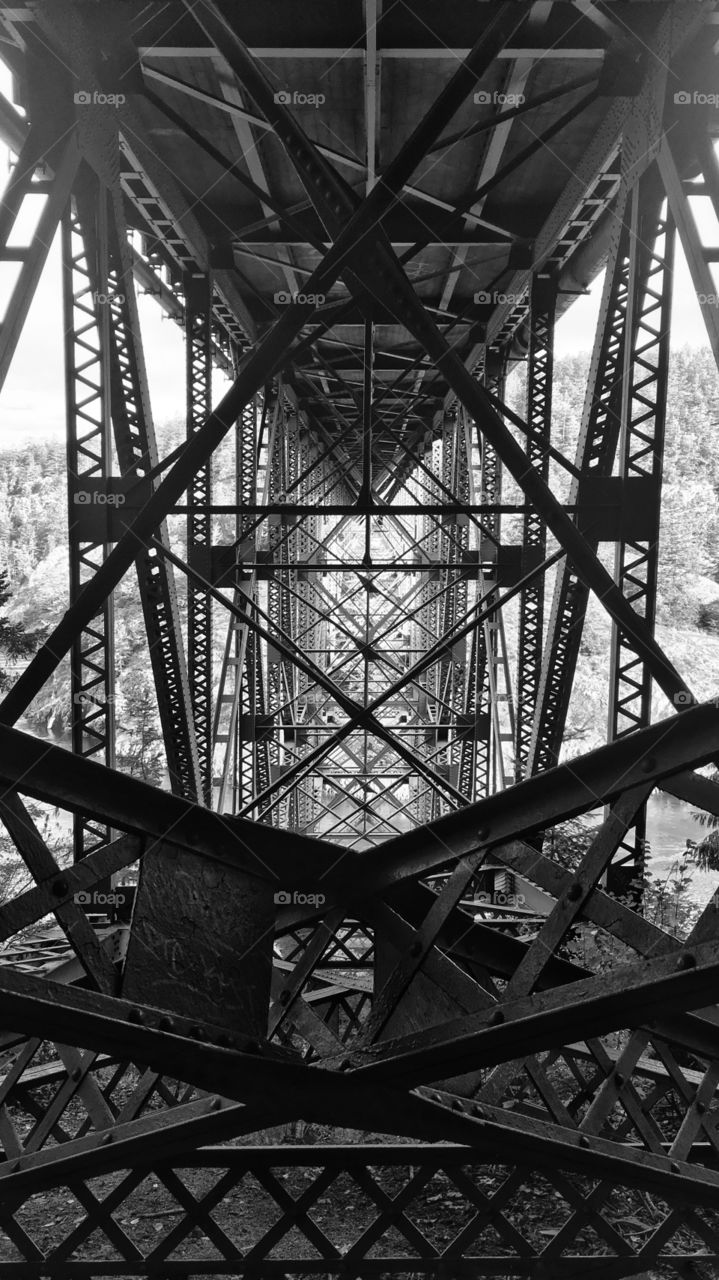 Deception Pass Highway Bridge underside