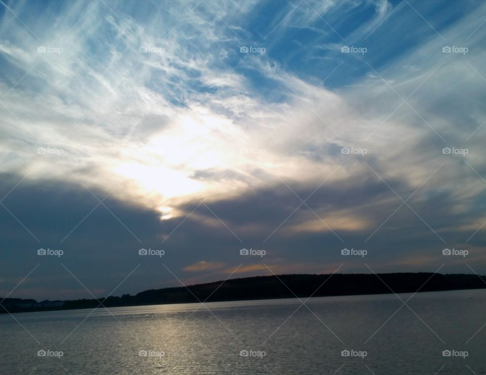 Water, Landscape, Sunset, Sky, Dawn