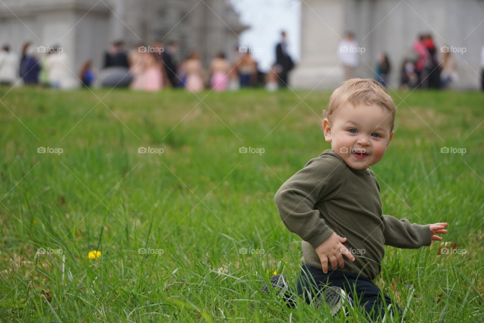 Baby playing 