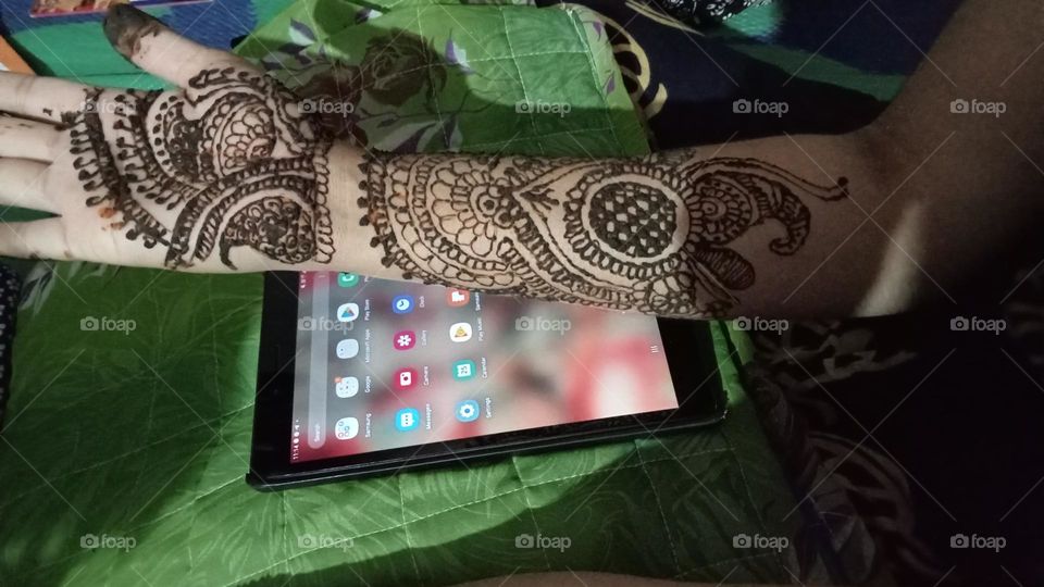 Mehendi ceremony 😎