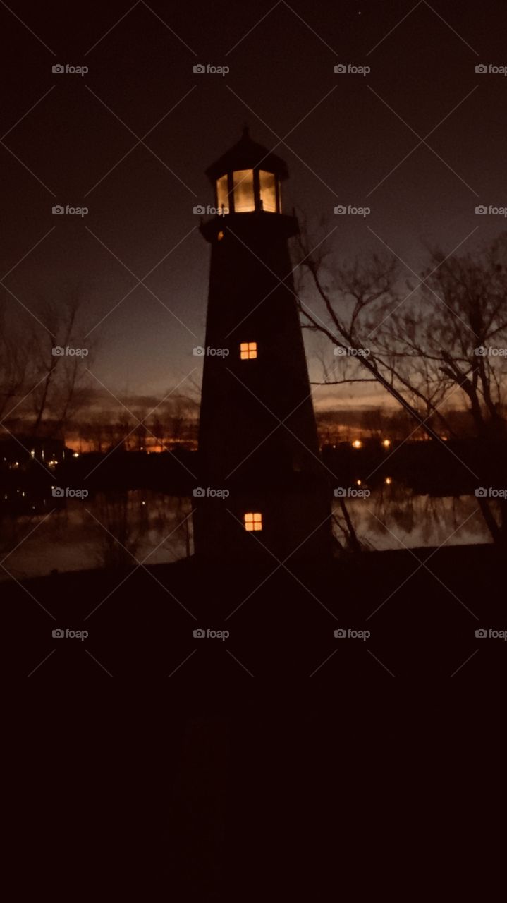 The day cannot end with out a pass by the Lighthouse. Some Night when there is enough of the backlit Colors and Light make it worthwhile to take a picture because you want this pic to be good.
