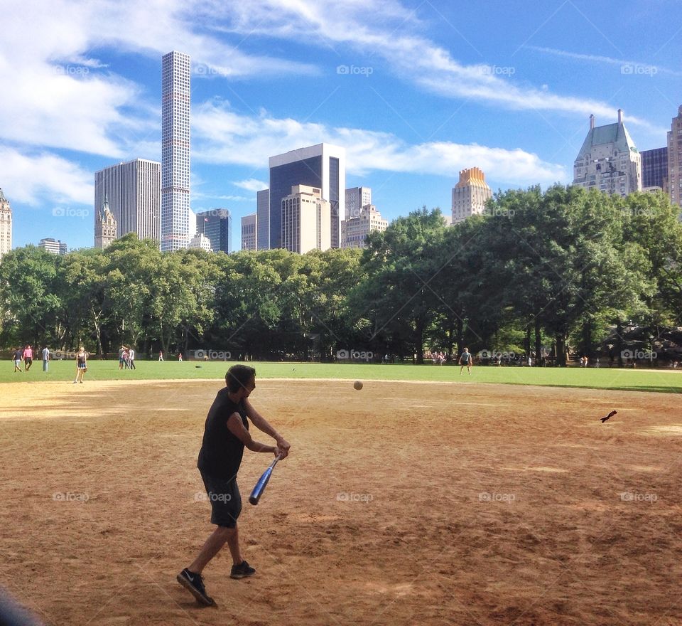 Baseball in the park