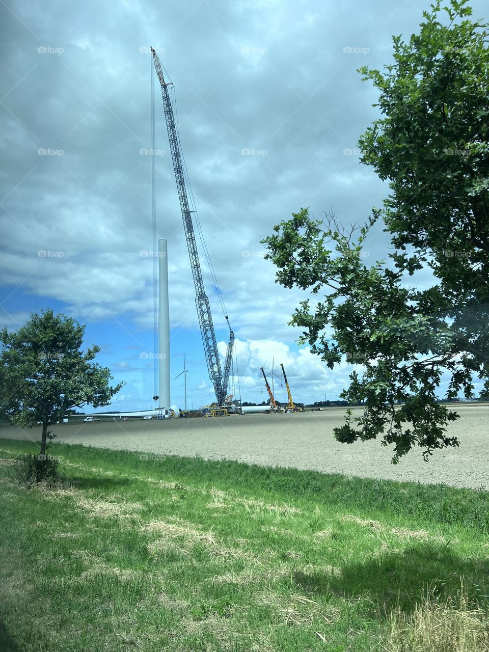 Installing a energie windmill