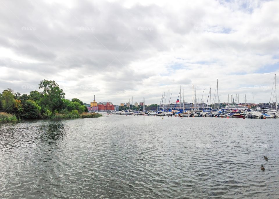 stockholm waters and boats