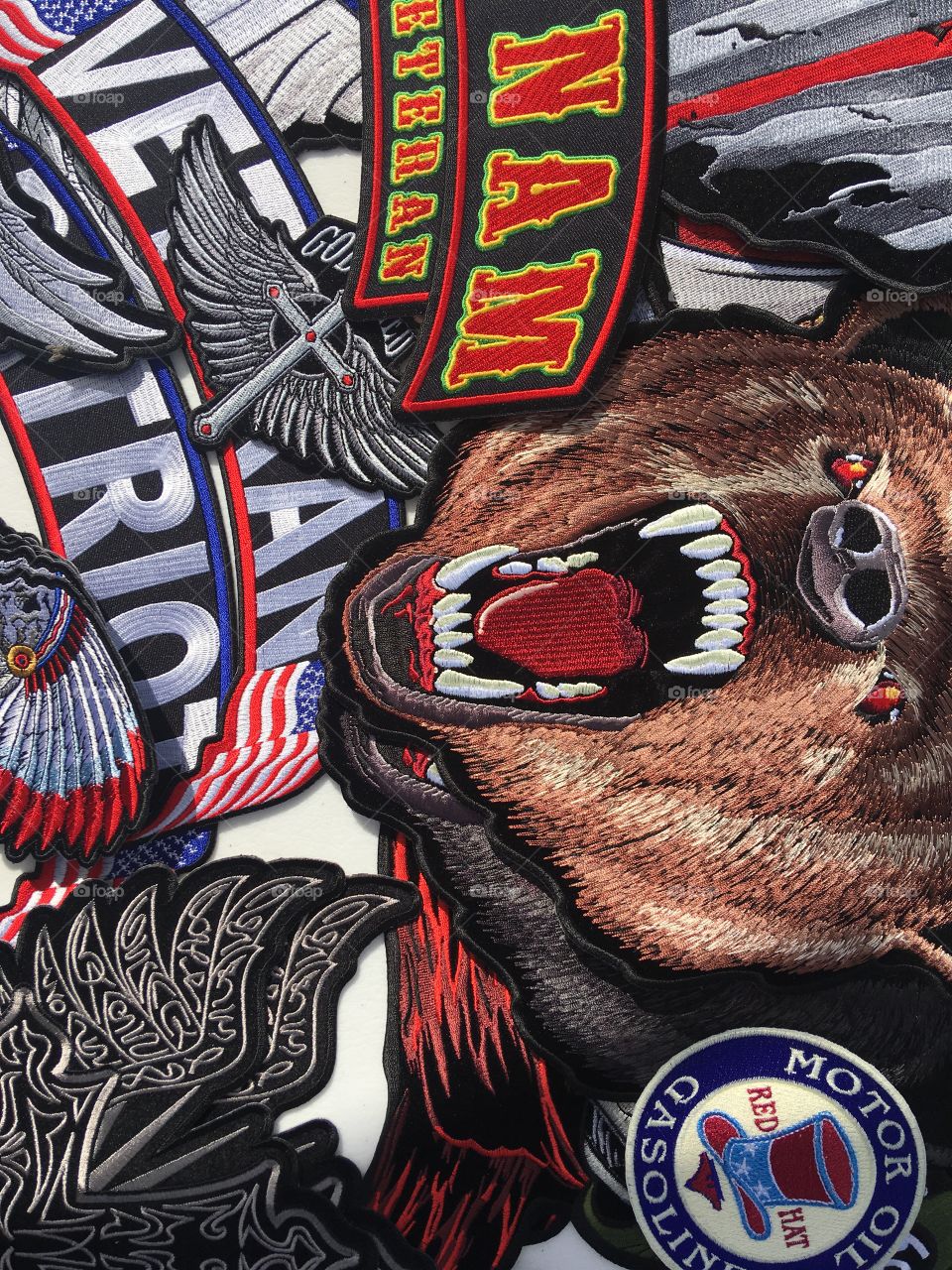 You can always find the patch you’re looking for for that favorite jacket at a bike rally.