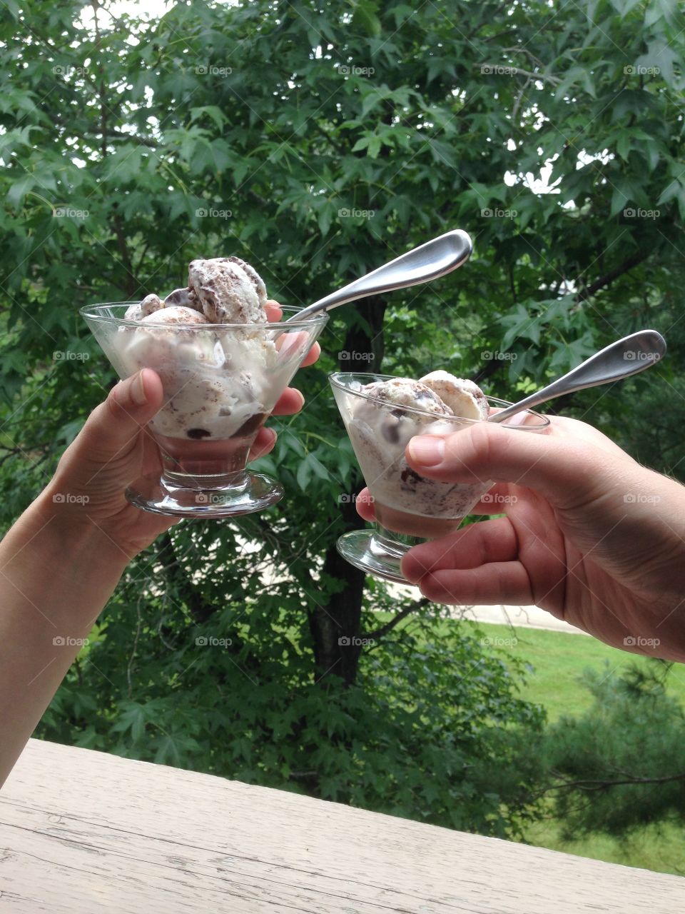 Cheers to ice cream!