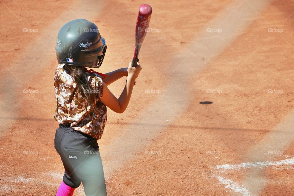 Softball girl