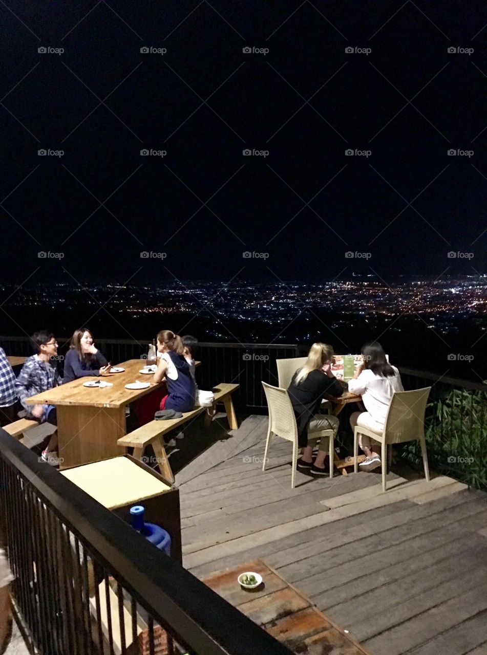 Restaurant on top of a hill