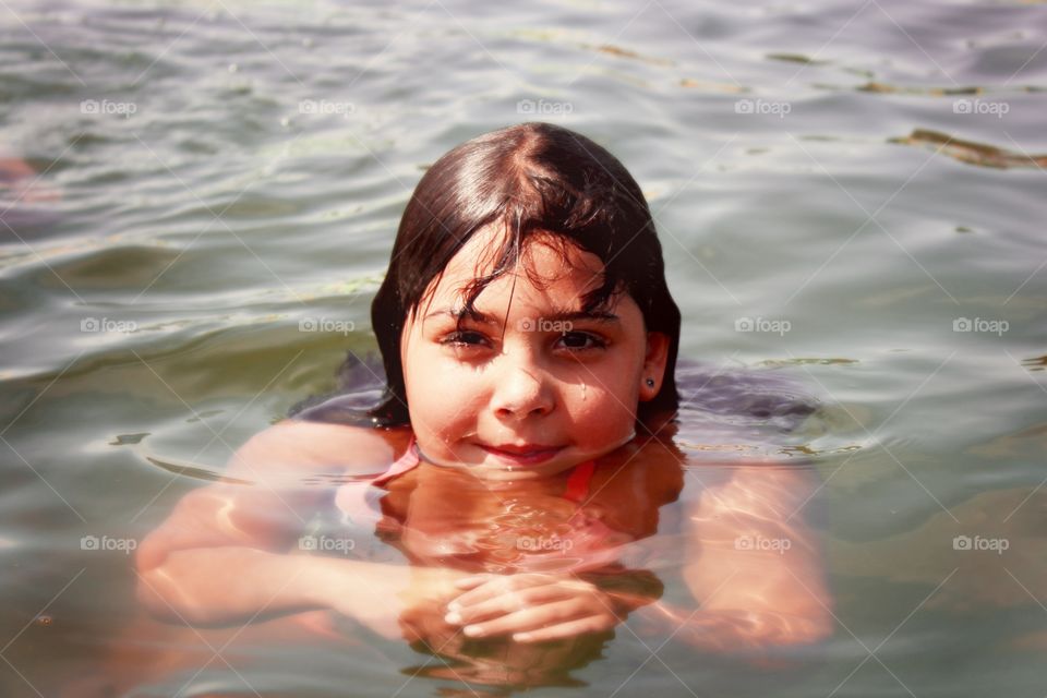 Girl in water