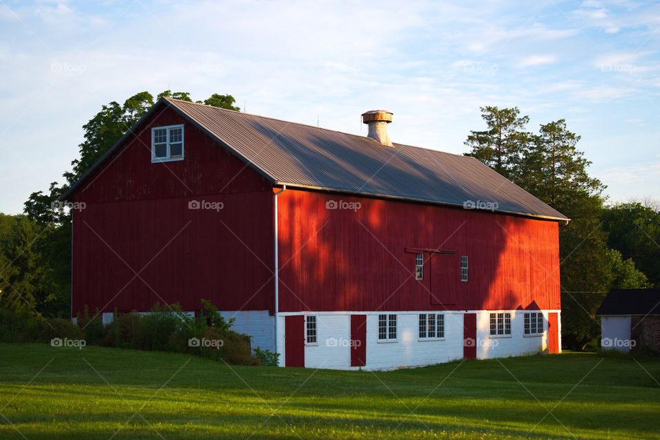 Red Barn Sunrise