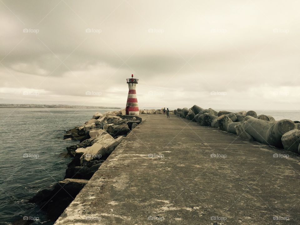 Lighthouse in Peniche Pirtugal