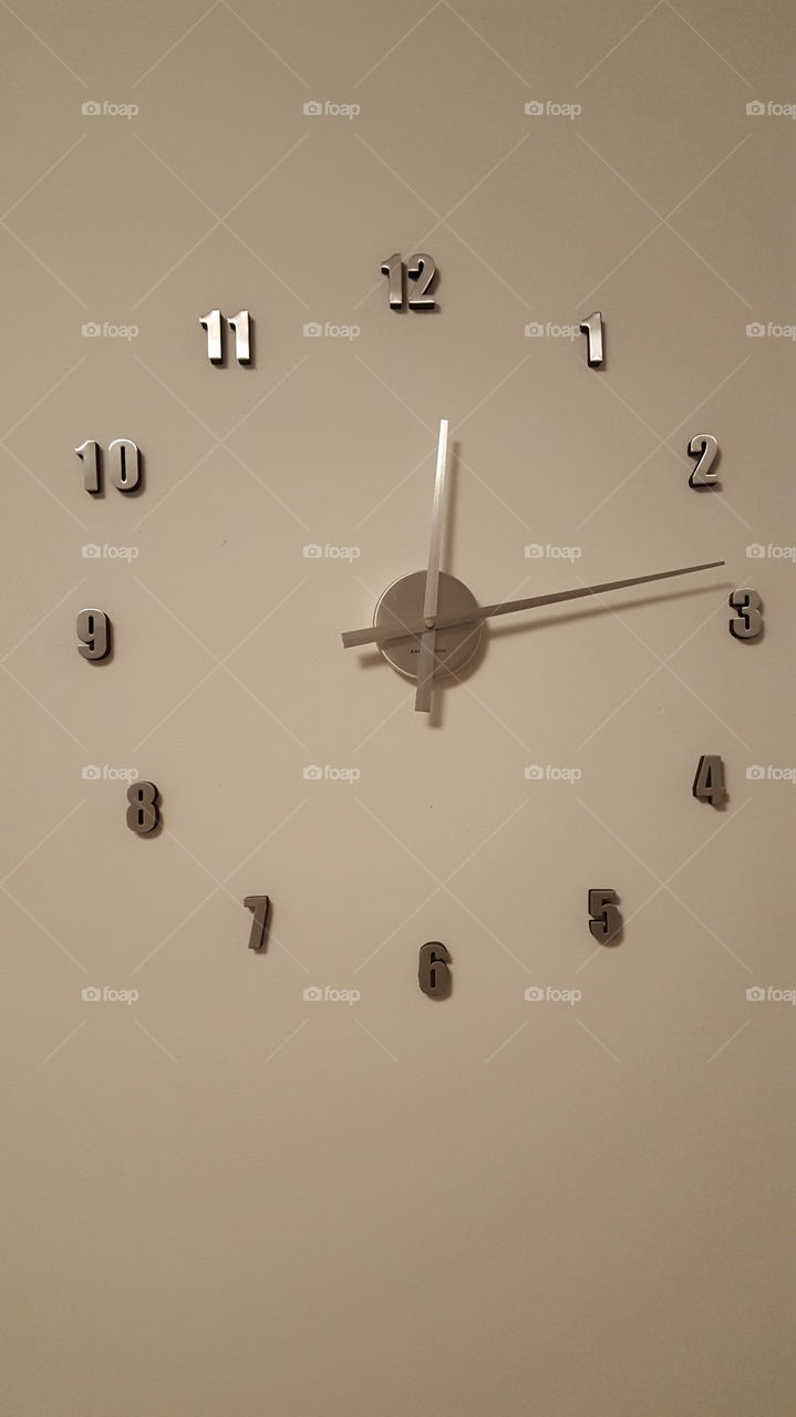 clock on the wall