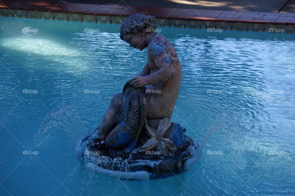 Bronze Boy Fountain