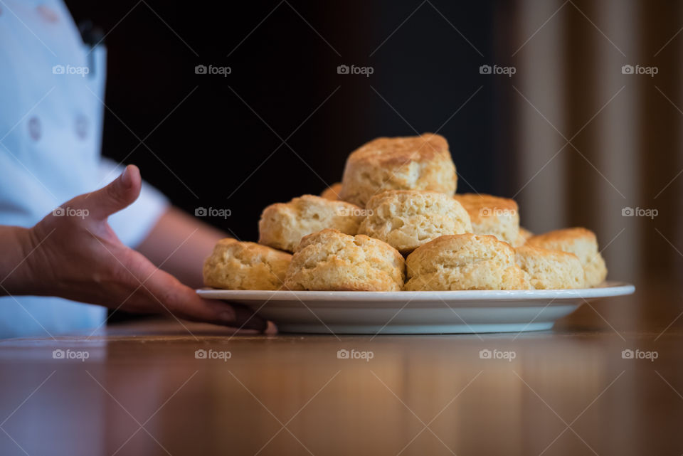 Fresh biscuits 