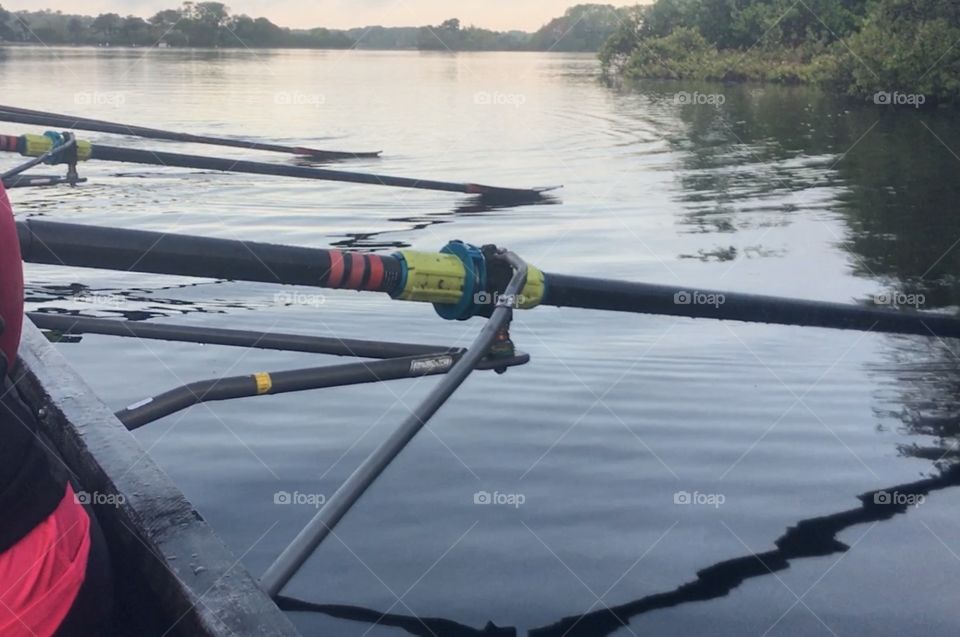 Beautiful morning for rowing 