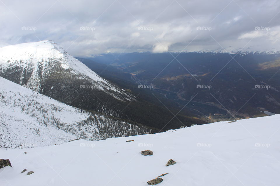 Valley in the mountains 