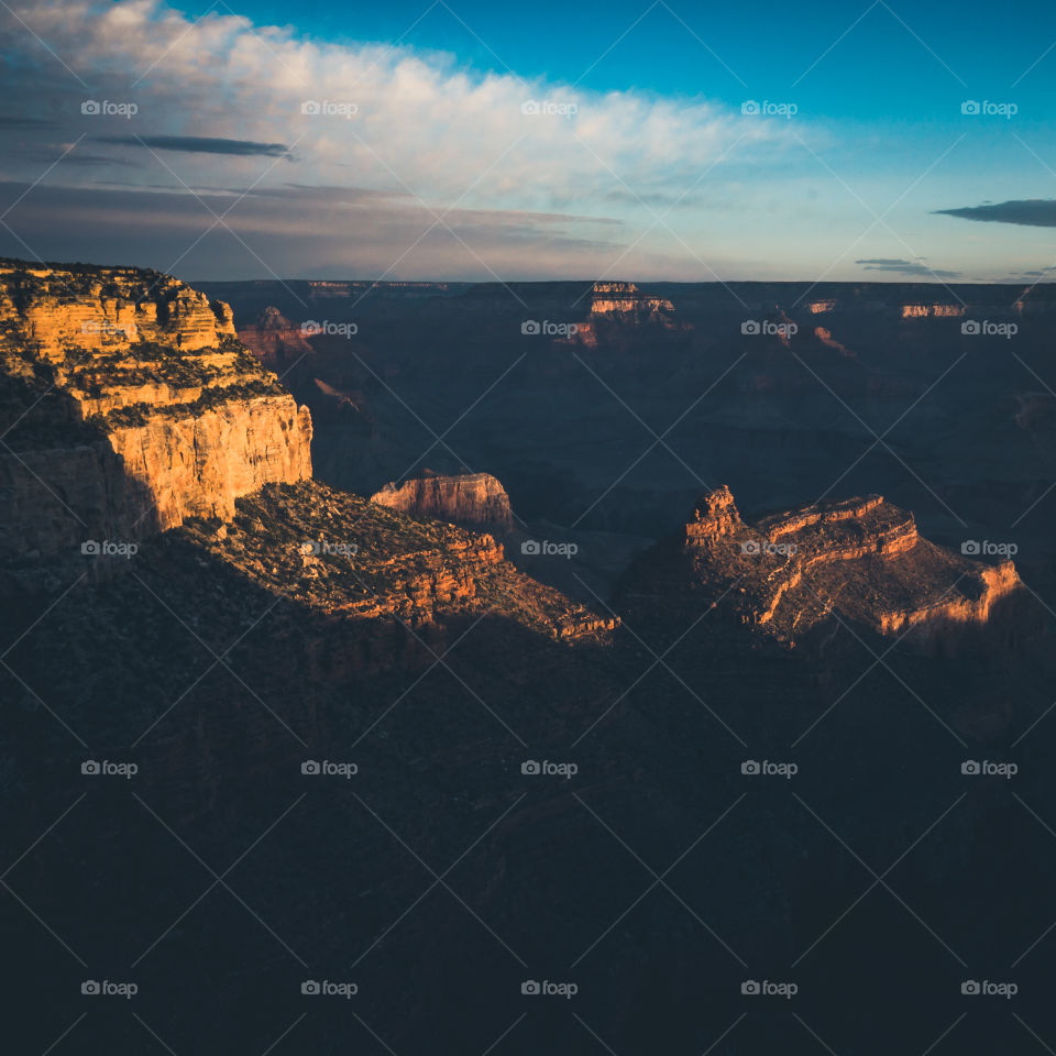 Morning view of south rim