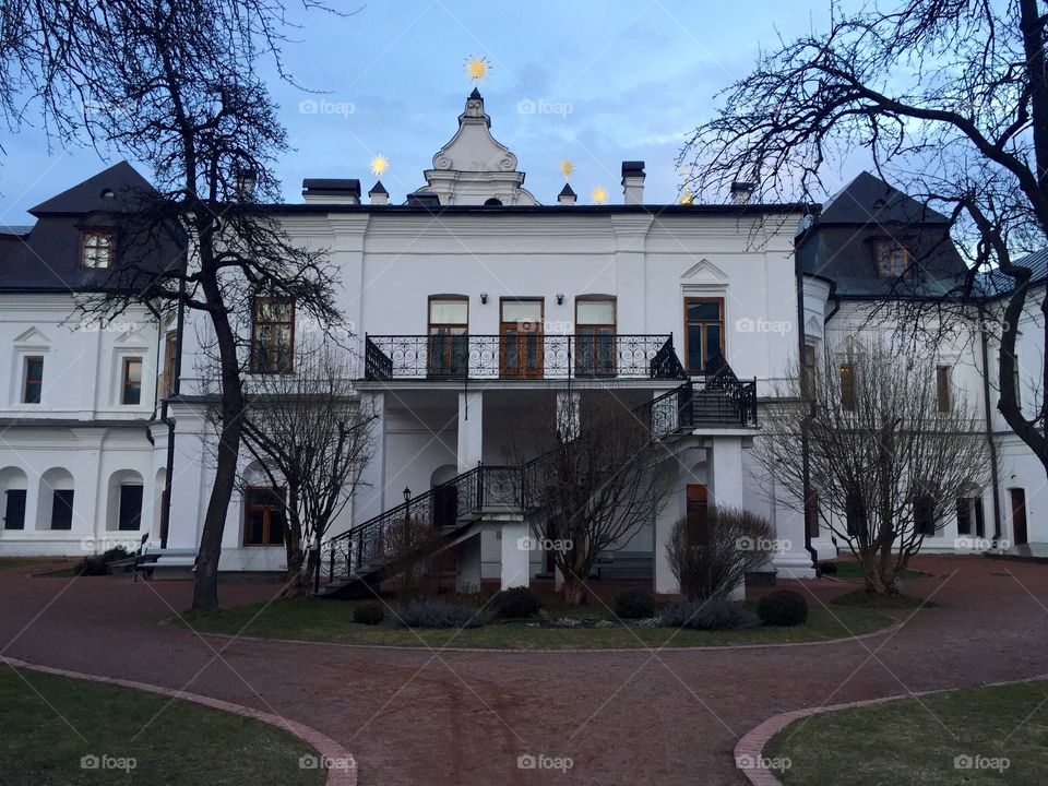 A building with staircase