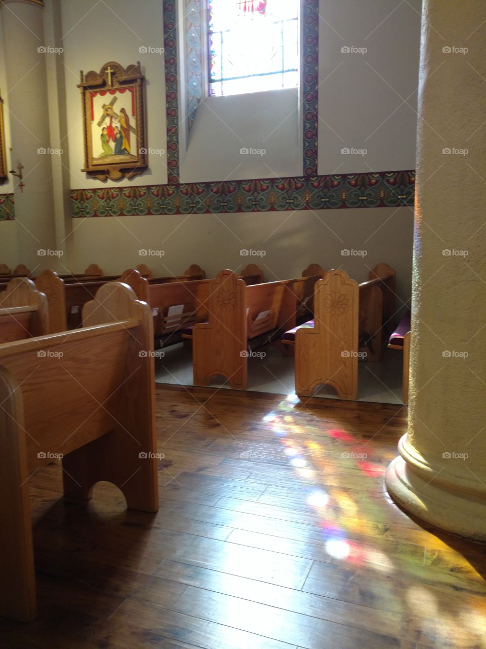 Santa Fe Church Sunshine