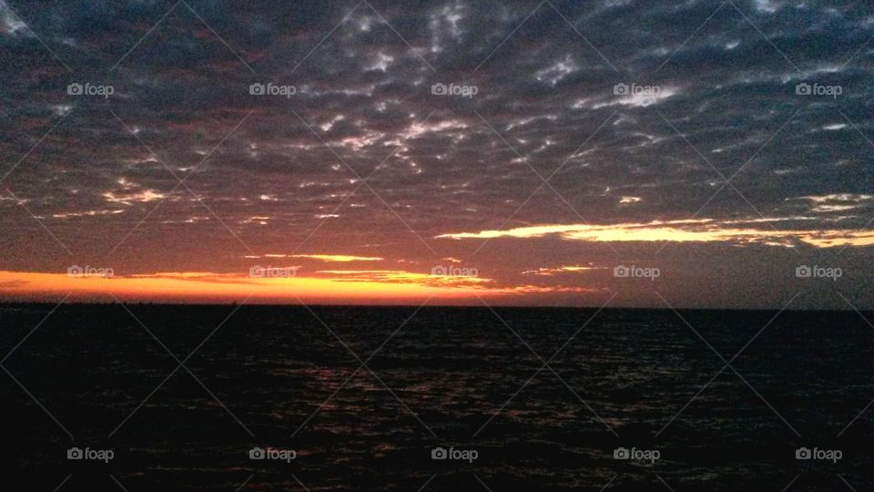 Mancora Beach Peru sunset