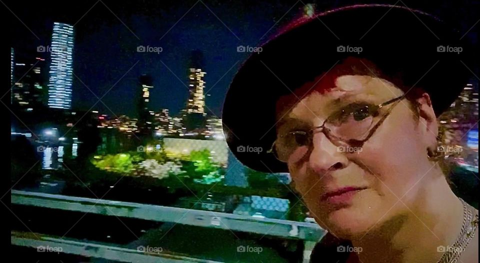 I am standing on the LIC, Queens side of the „Pulaski Bridge“ watching and filming my surroundings, especially a group of people that are waiting for the bridge to reopen for traffic. 2023. Hypnotic Productions