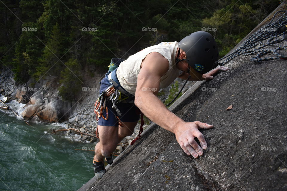 Staying in shape in Squamish consists of bouldering, traversing and rock climbing some stunning granite! 