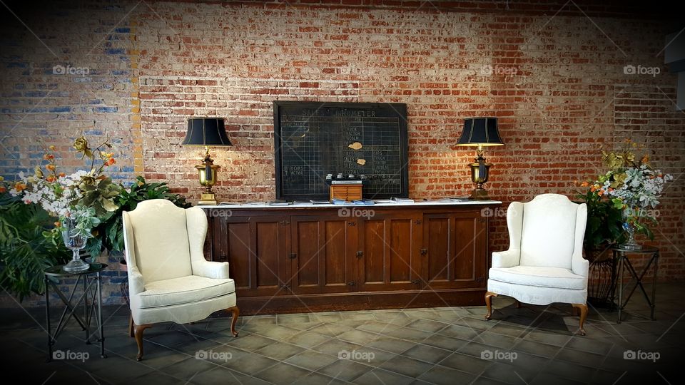 Waiting area.....slightly inviting