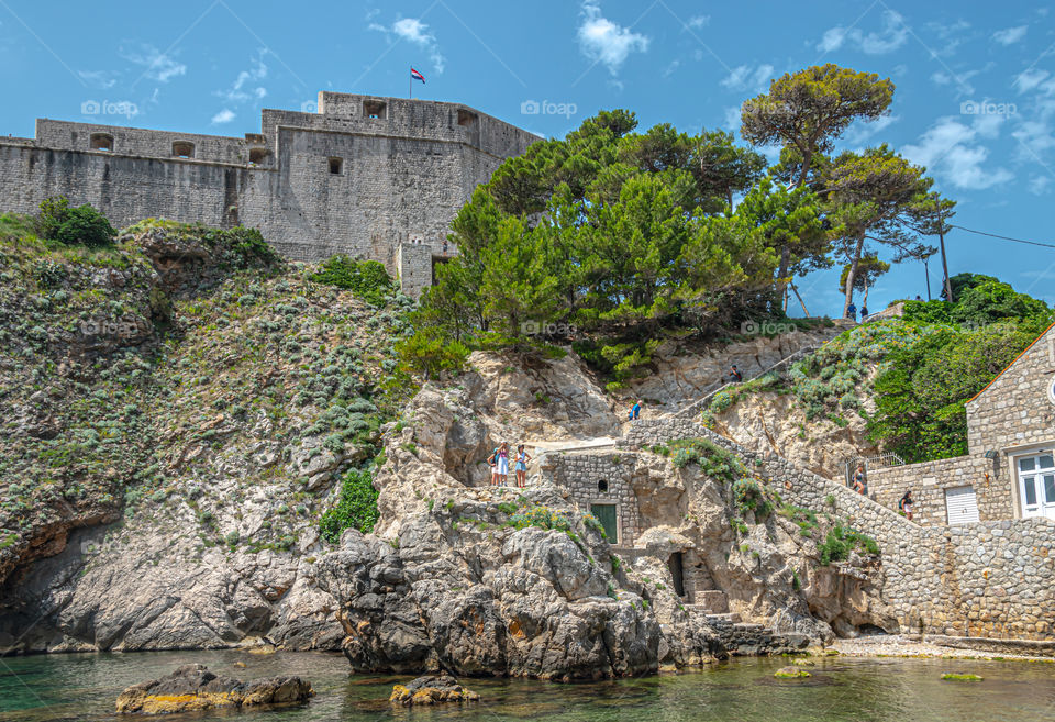 Steps to St. John's Fortress