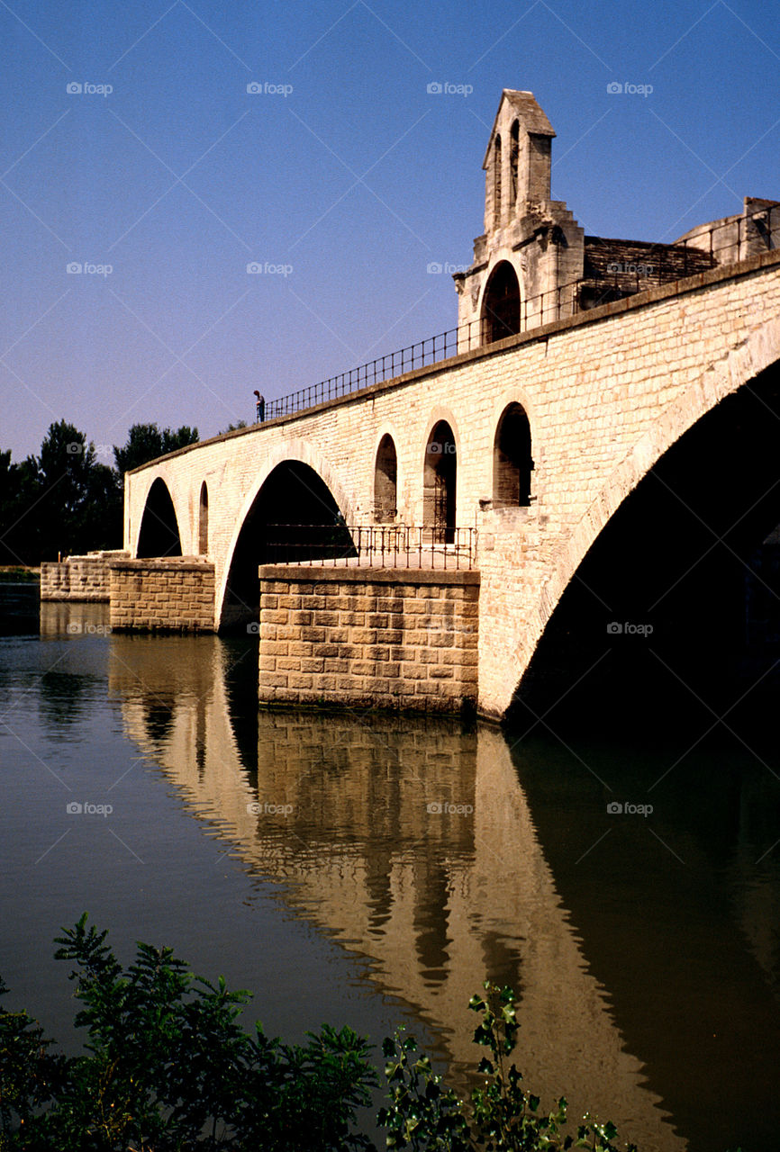 Avignon The historic centre, which includes the Palais des Papes, the cathedral, and the Pont d'Avignon, UNESCO World Heritage Site
