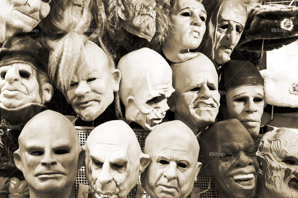 Creepy Halloween masks