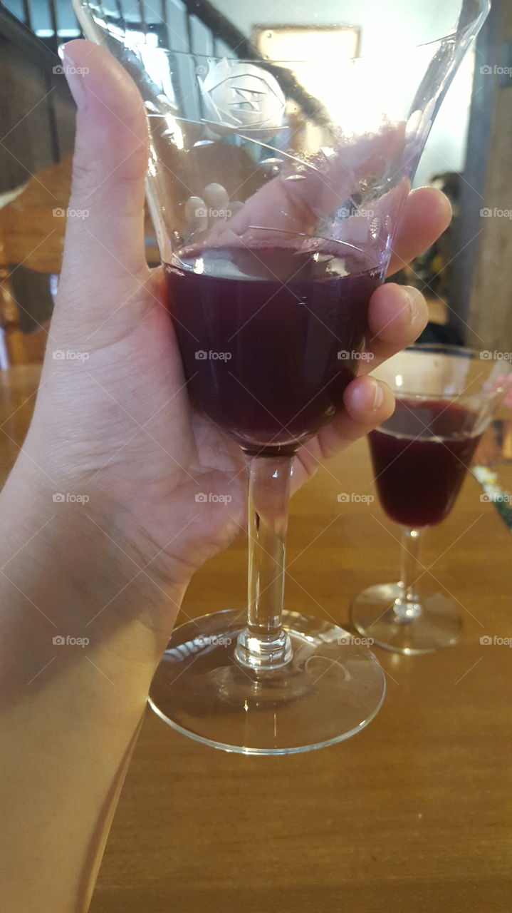 homemade grape juice