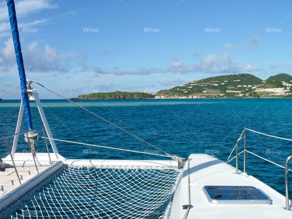 Sailing, St Thomas. Caribbean