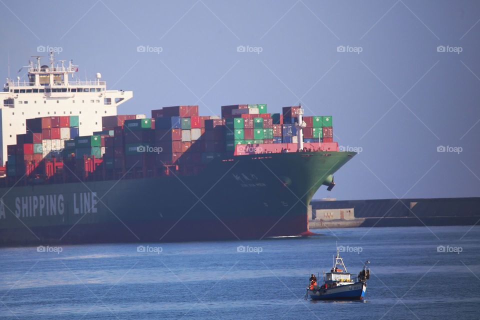 Barche boat in the sea