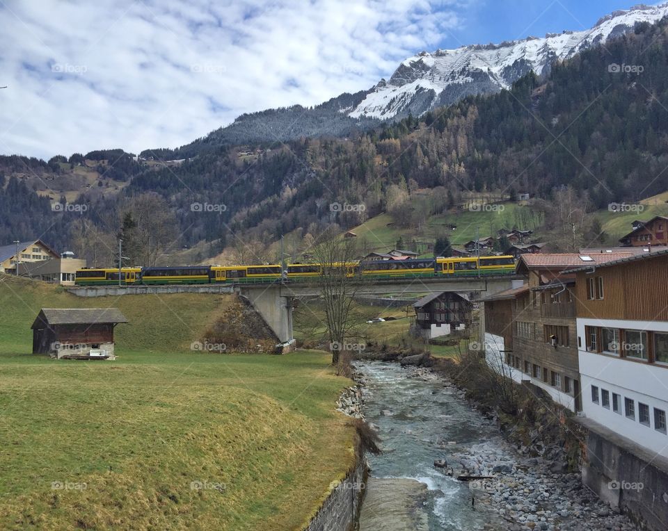 Scenic Swiss Valley