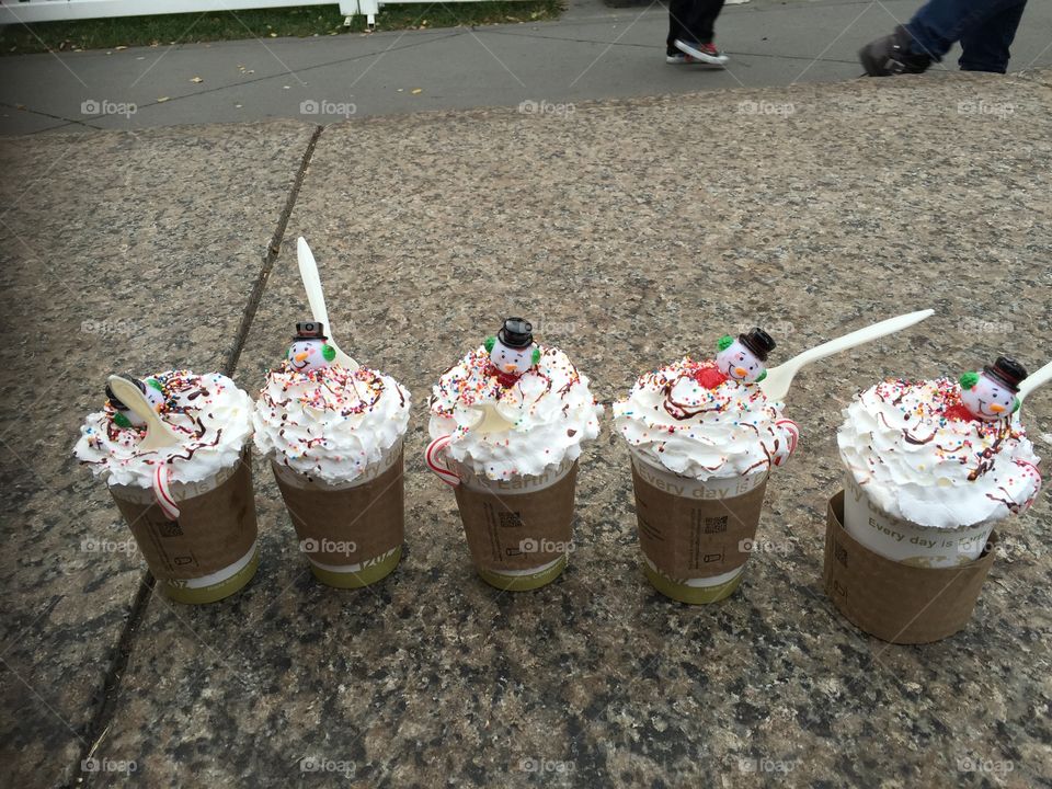 Snowman hot chocolate 