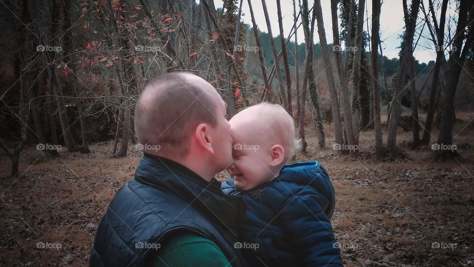cariño de padre y hijo