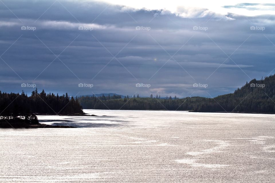 Some nice light at the Alaskan sea
