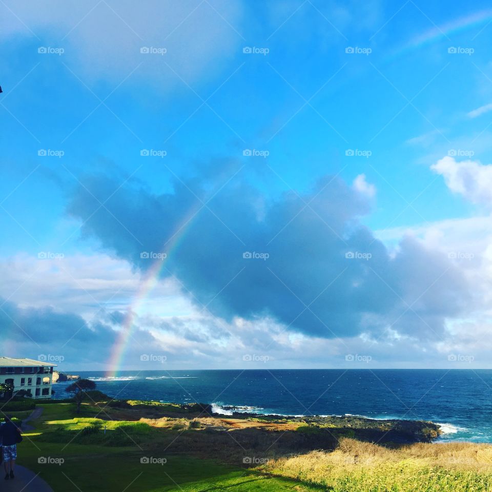 Rainbow in Kauai.