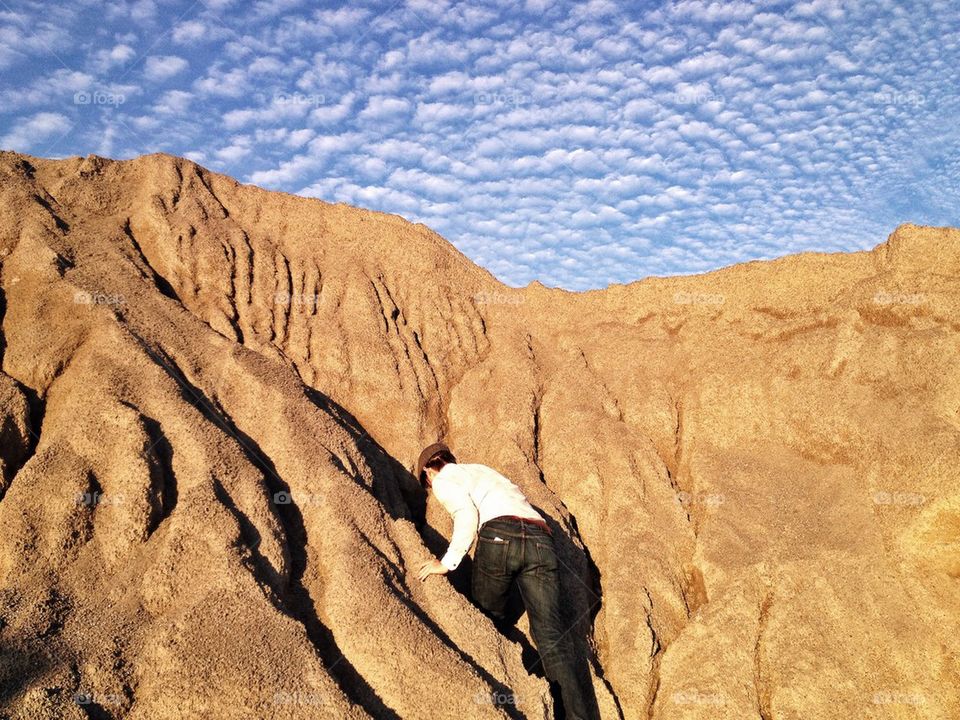 Climbing the gravel