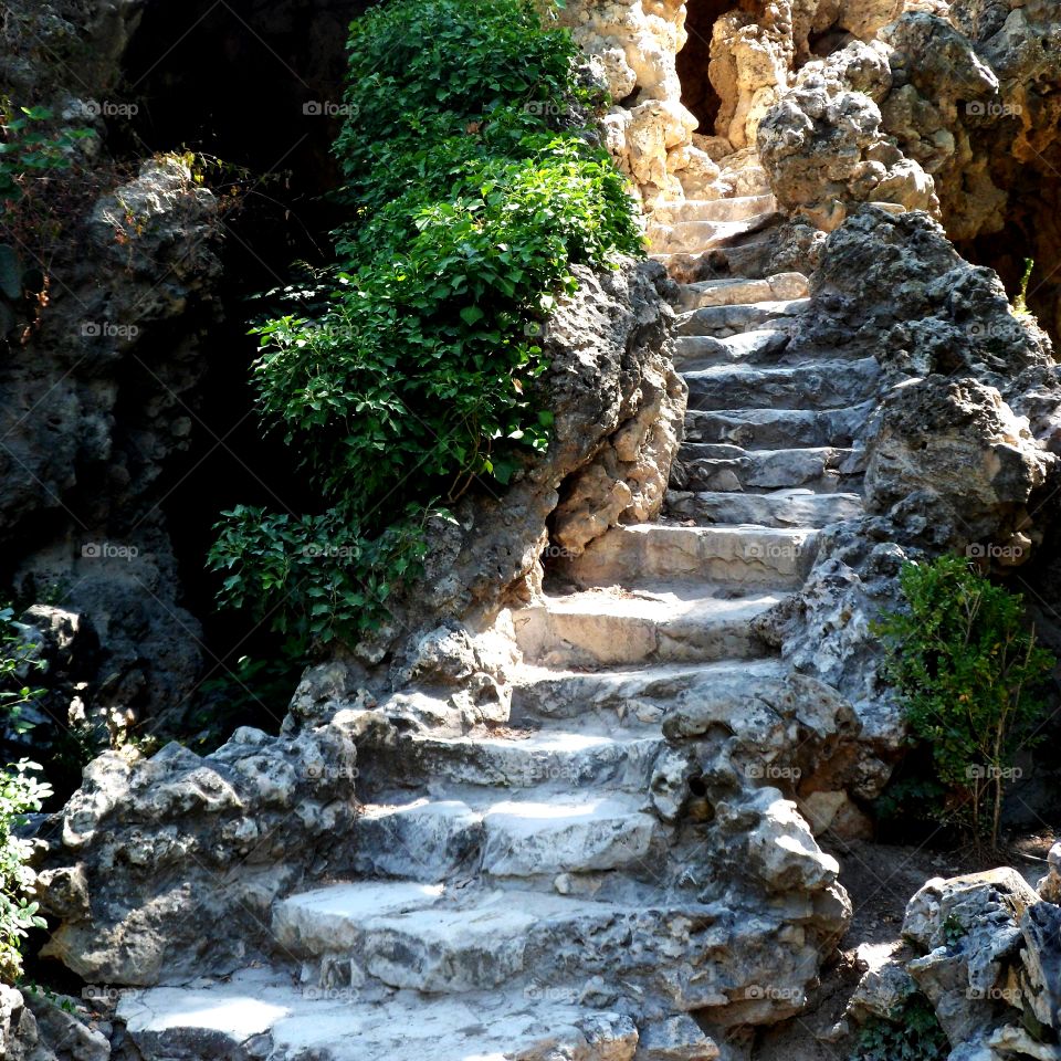 Stairs in Avignon in France