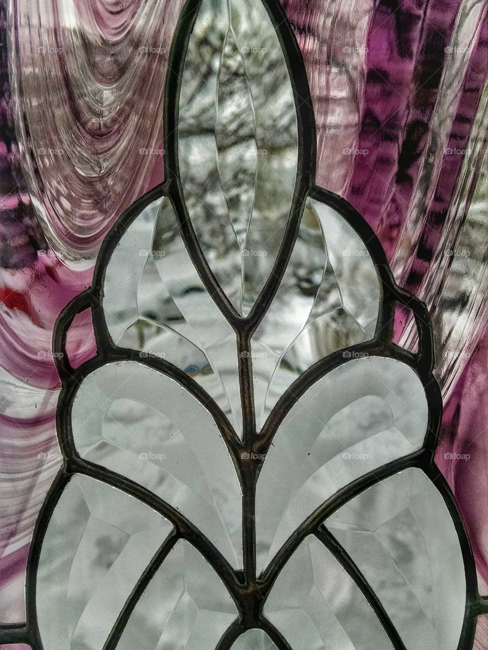 Looking through rose colored glass at winter