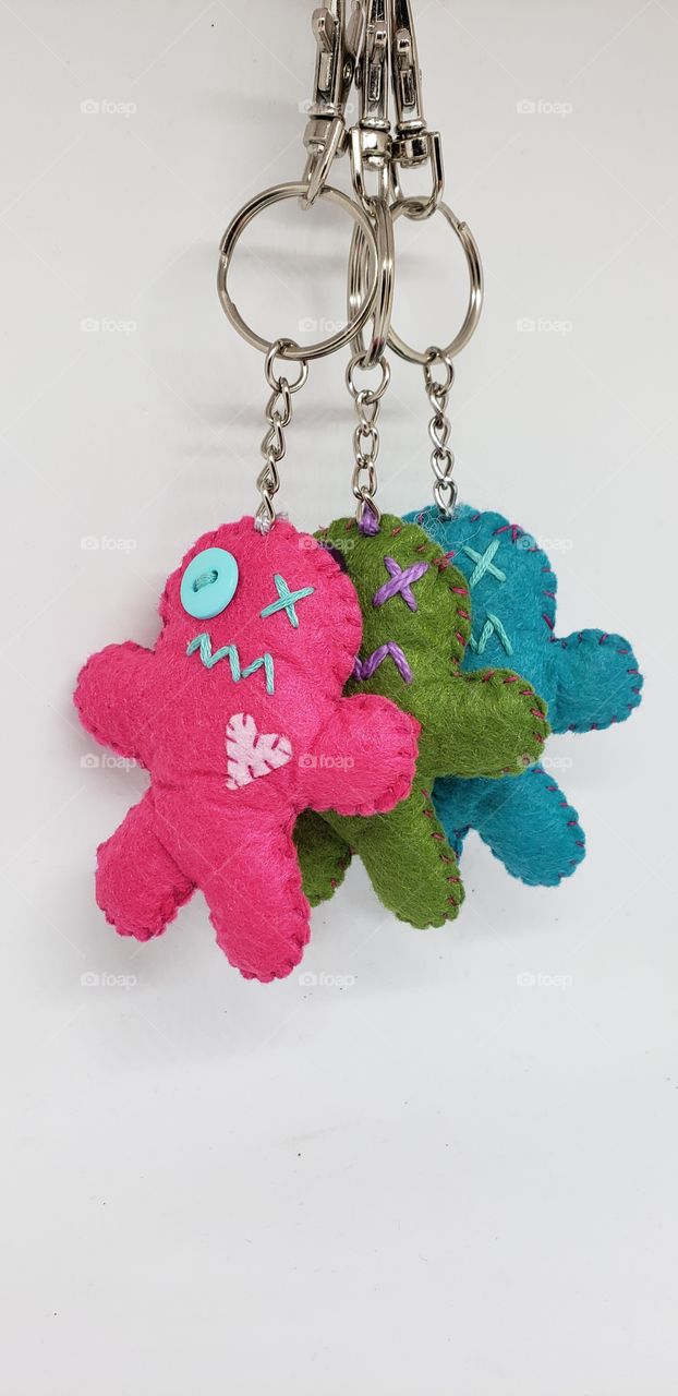 voodoo doll keychains