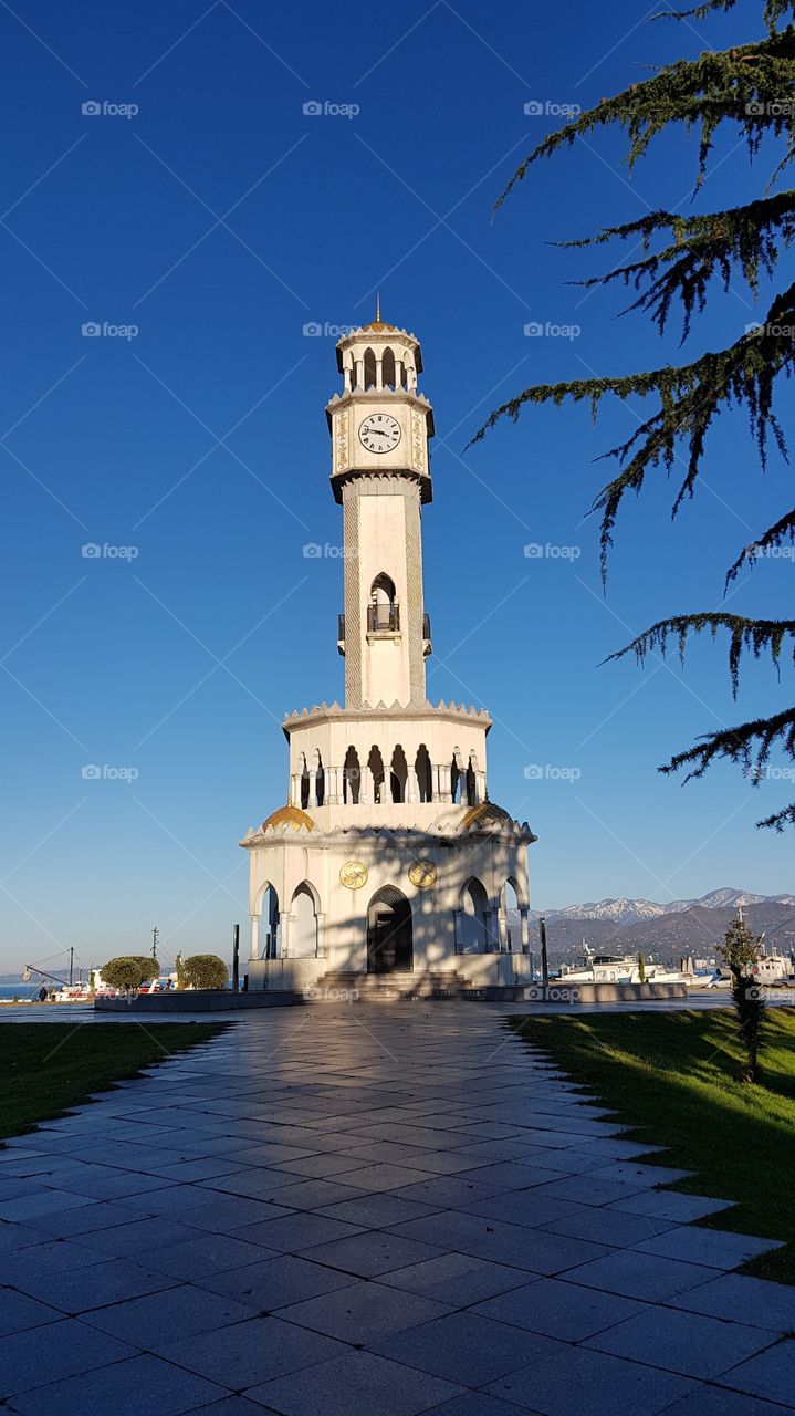 beautiful tower and blue sky