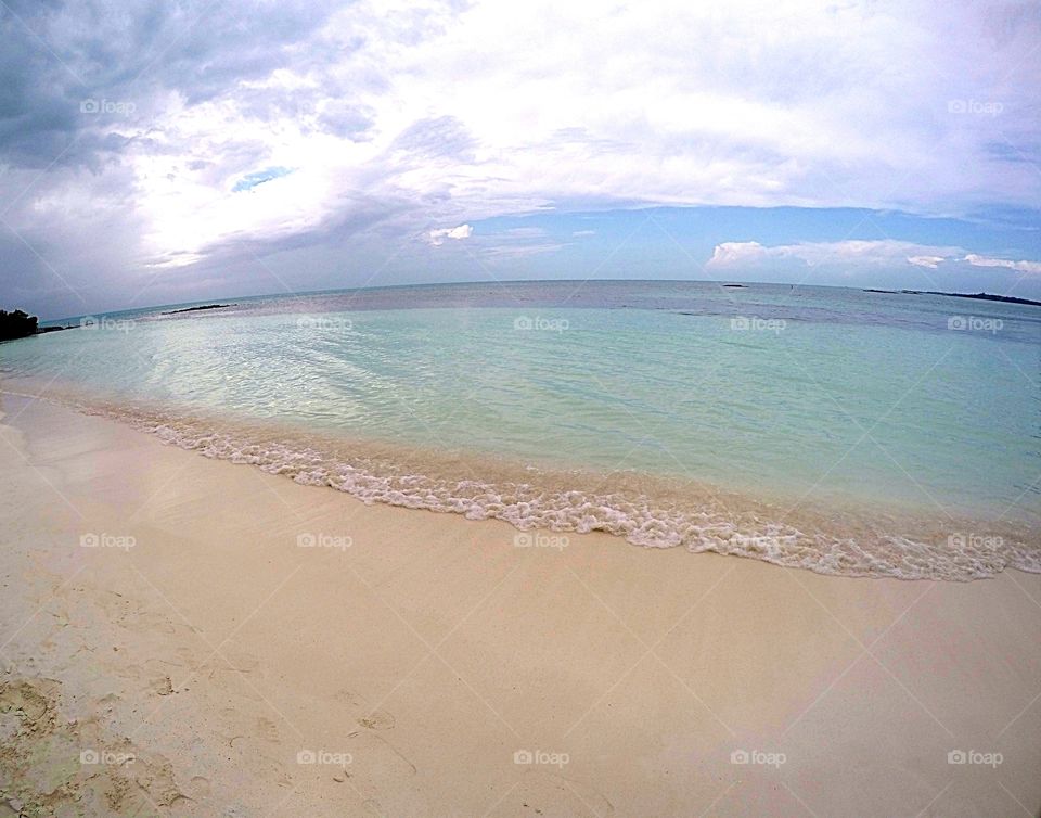 awesome beach with white sand