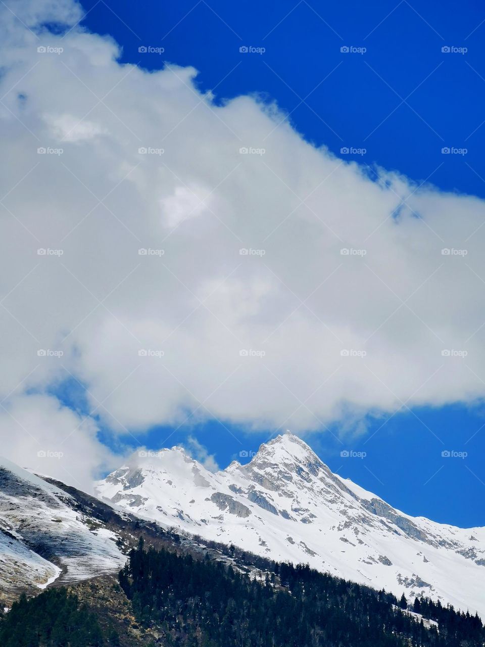 Mountain scape morning